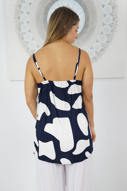 Folly Top "Abstract Geo"