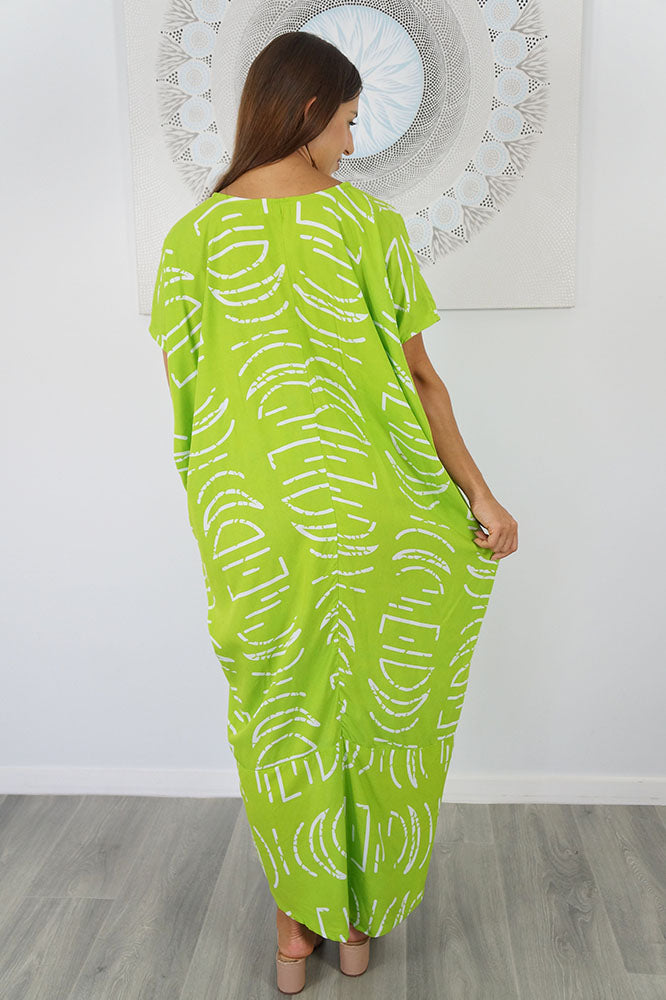 Frilled Toga Dress "Half Moon"