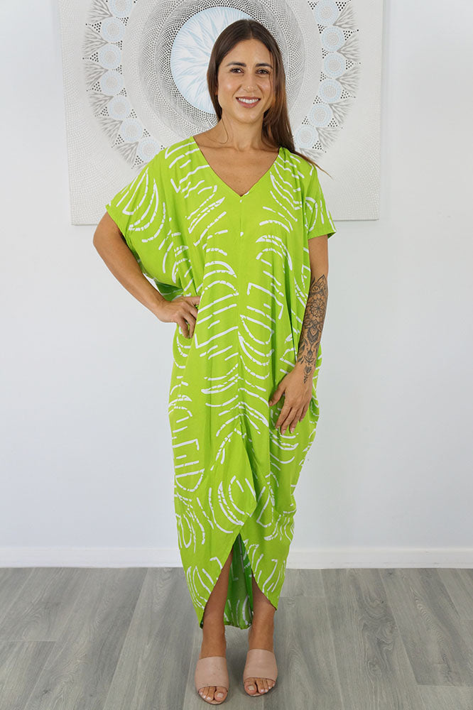 Frilled Toga Dress "Half Moon"