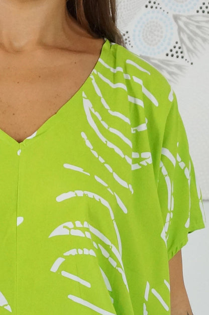 Frilled Toga Dress "Half Moon"