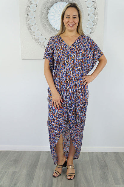Frilled Toga Dress "Shells"