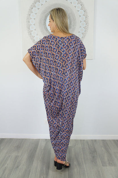 Frilled Toga Dress "Shells"