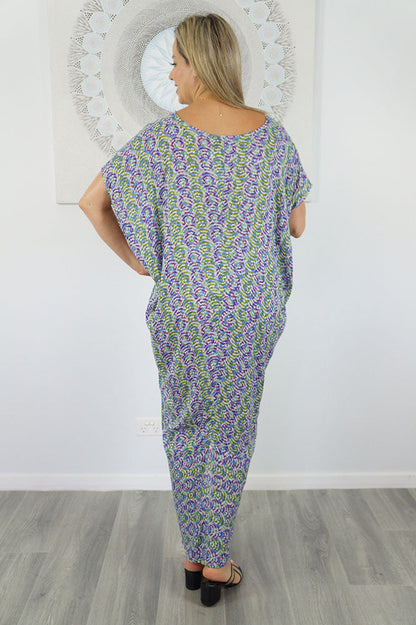 Frilled Toga Dress "Shells"
