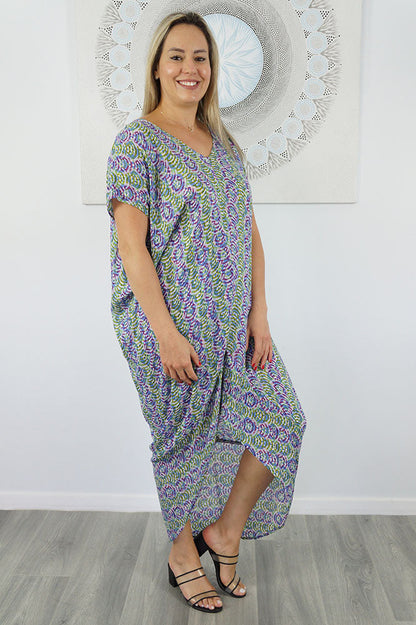 Frilled Toga Dress "Shells"
