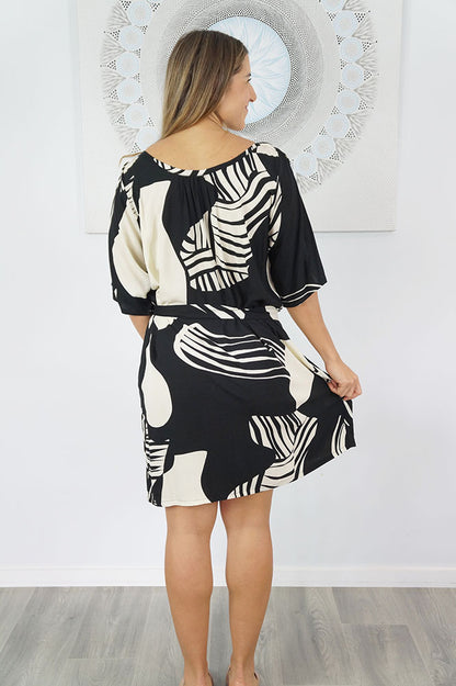 Hayman Dress "Footprints"