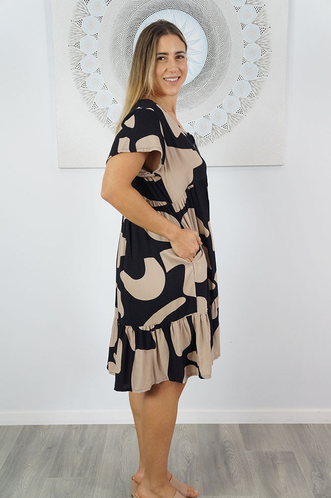 Kiki Dress "Abstract Geo"