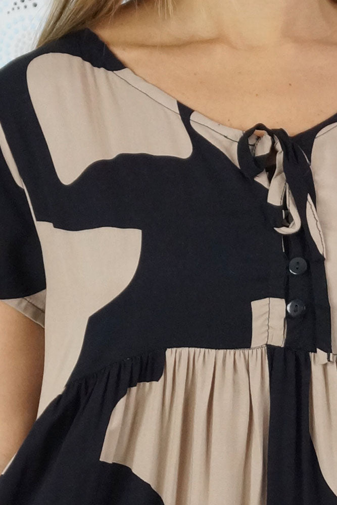 Kiki Dress "Abstract Geo"