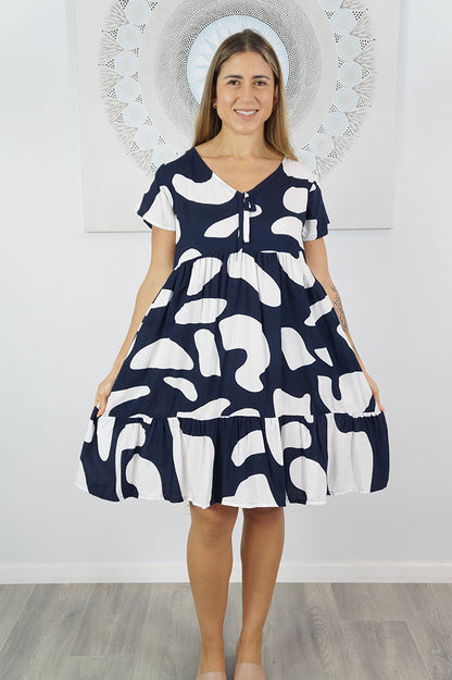 Kiki Dress "Abstract Geo"