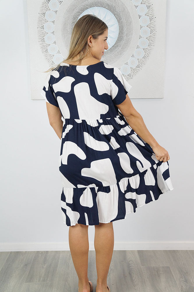 Kiki Dress "Abstract Geo"