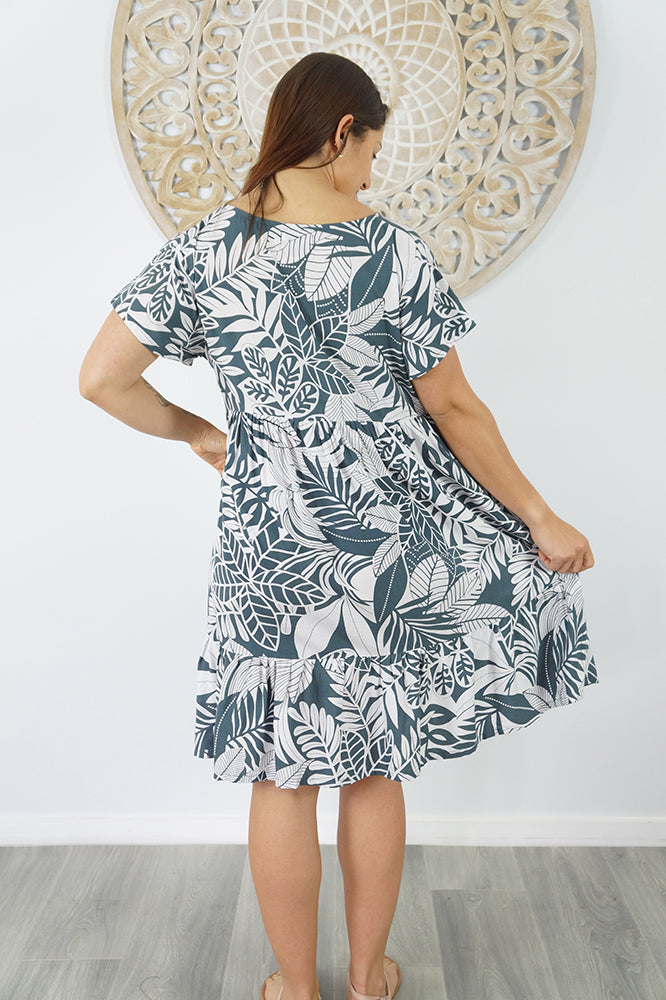 Kiki Dress "Betelnut"