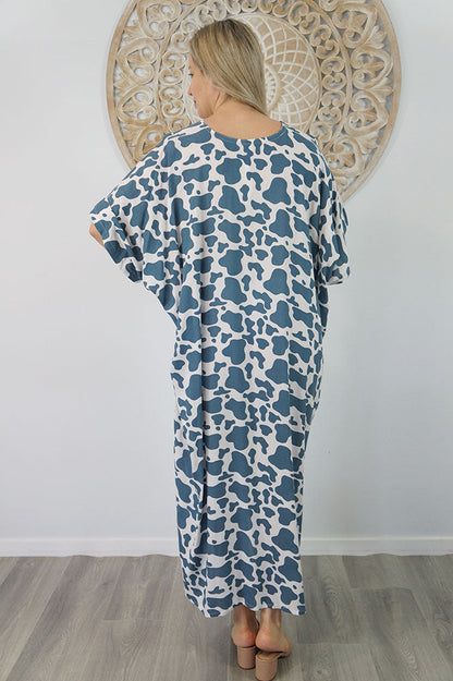 Long Kaftan "Abstract Animal"
