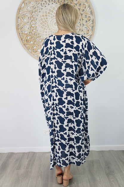 Long Kaftan "Abstract Animal"