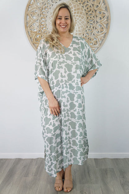 Long Kaftan "Abstract Animal"