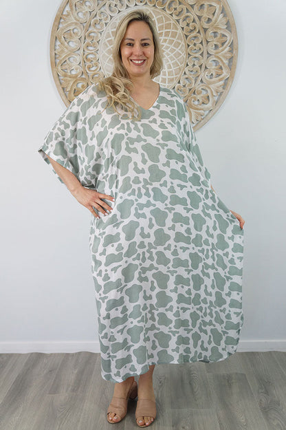 Long Kaftan "Abstract Animal"