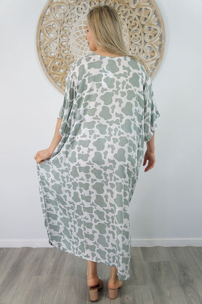 Long Kaftan "Abstract Animal"