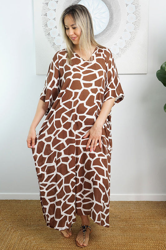 Long Kaftan "Giraffe