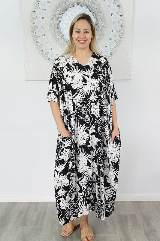 Premium Long Kaftan "Honolulu"