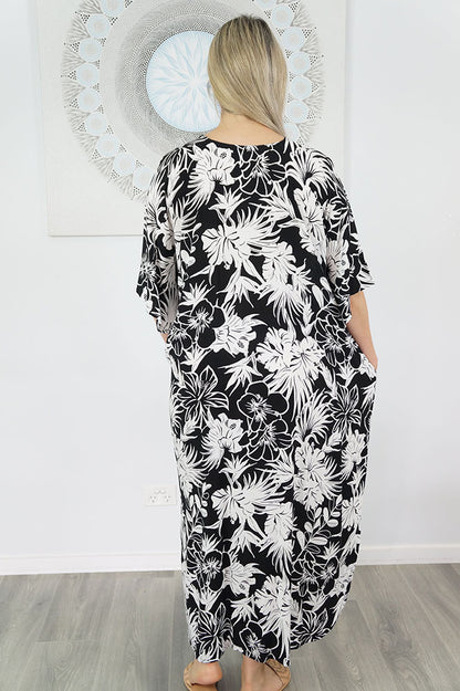 Premium Long Kaftan "Honolulu"