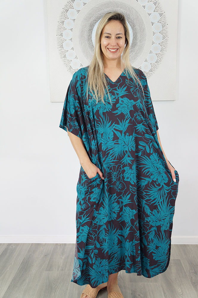 Premium Long Kaftan "Honolulu"