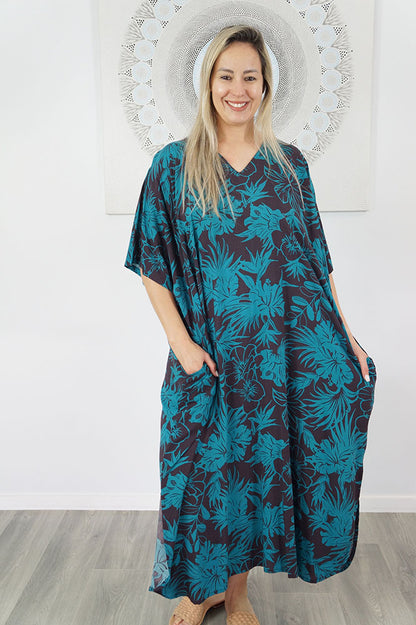 Premium Long Kaftan "Honolulu"