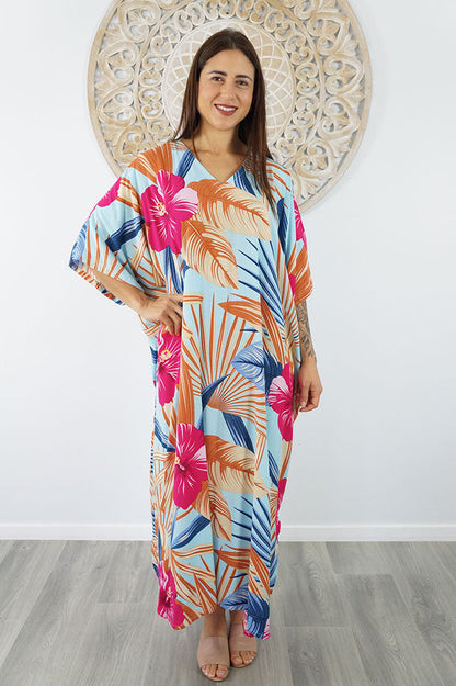 Premium Long Kaftan "Bloom"