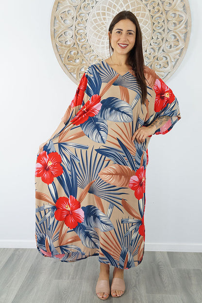 Premium Long Kaftan "Bloom"