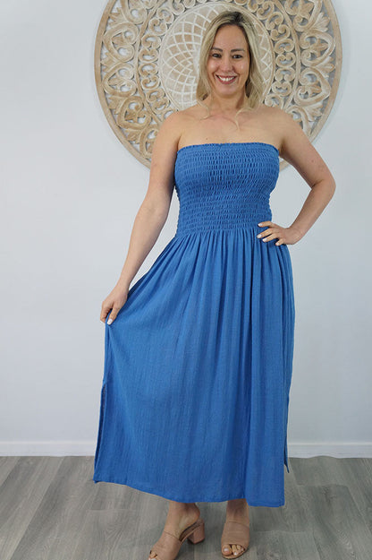 Long Smock Dress "Cotton"