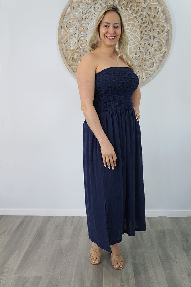 Long Smock Dress "Cotton"