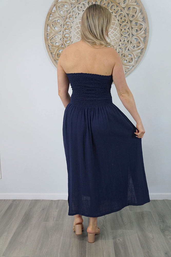 Long Smock Dress "Cotton"