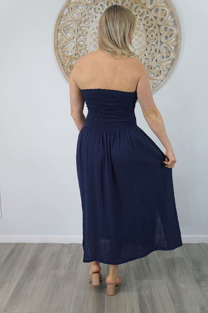 Long Smock Dress "Cotton"