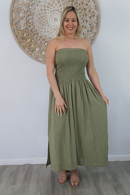 Long Smock Dress "Cotton"