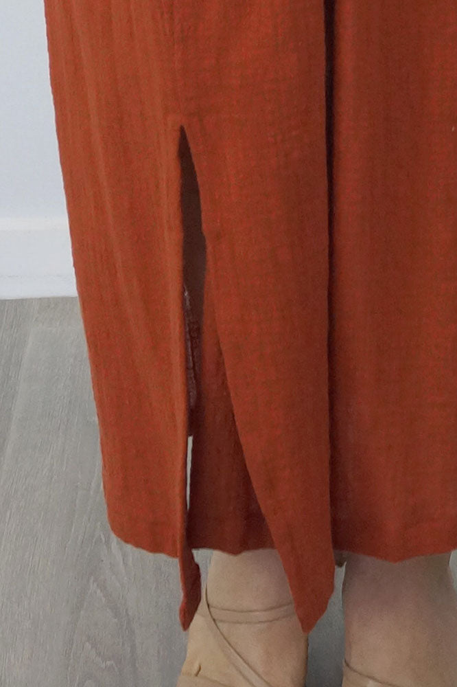 Long Smock Dress "Cotton"