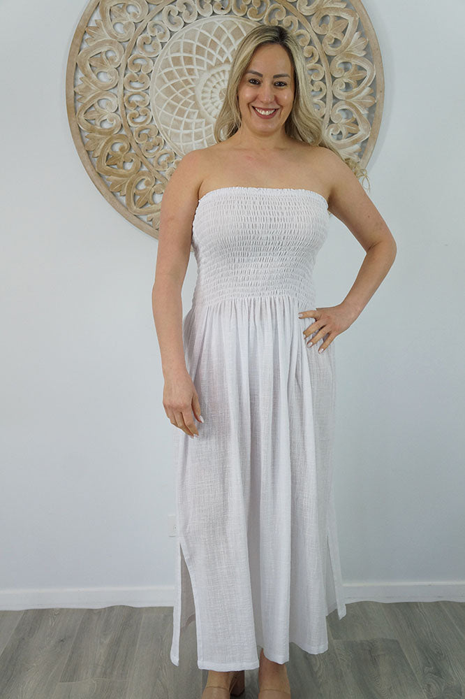 Long Smock Dress "Cotton"