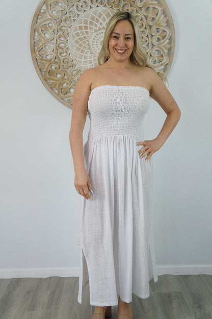 Long Smock Dress "Cotton"