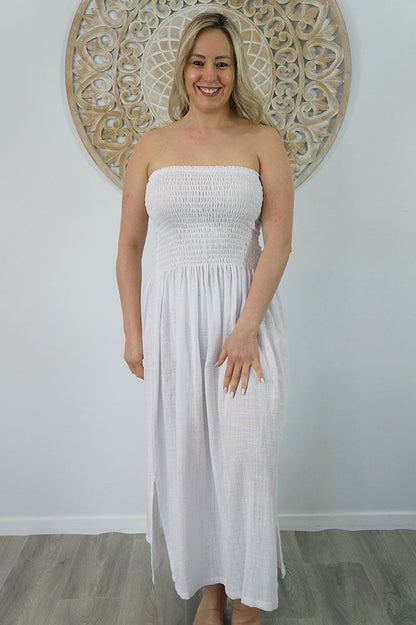 Long Smock Dress "Cotton"