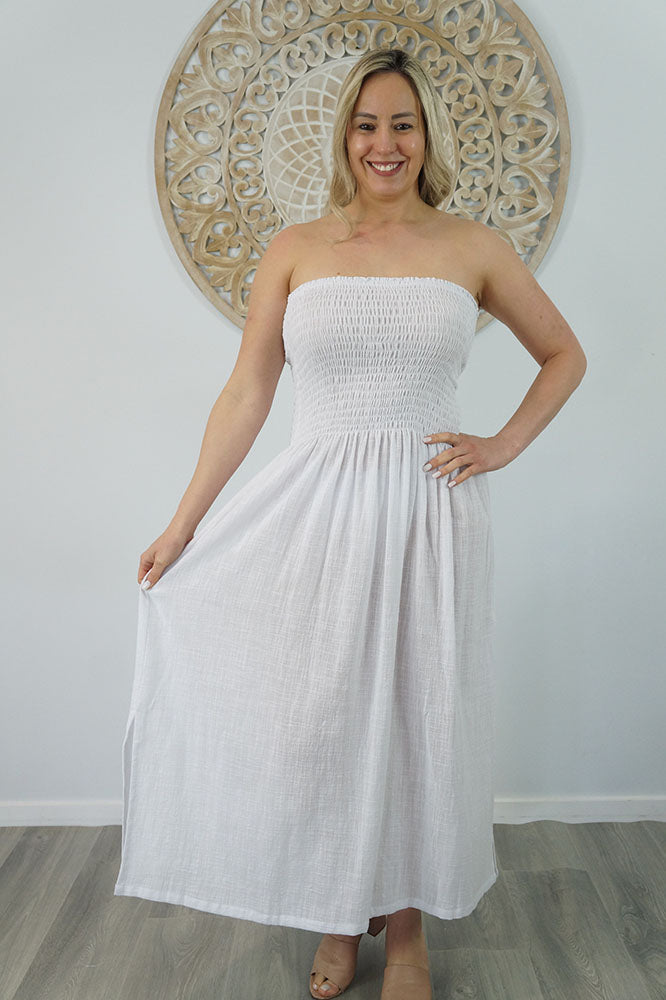Long Smock Dress "Cotton"