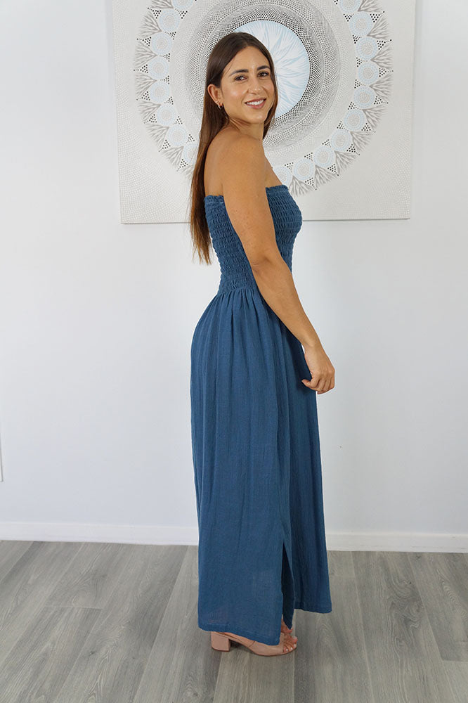 Long Smock Dress "Cotton"