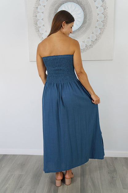 Long Smock Dress "Cotton"