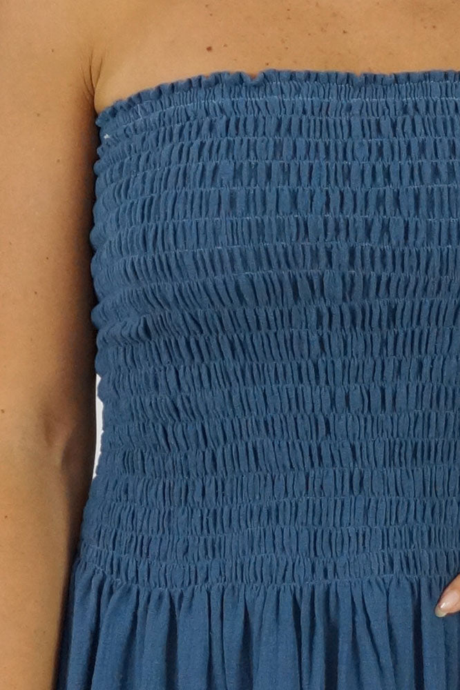 Long Smock Dress "Cotton"