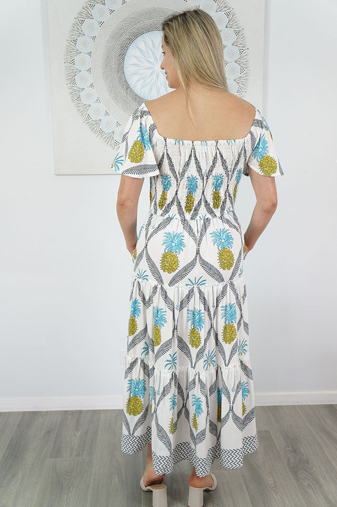 Melinda Dress "Pina Colada"
