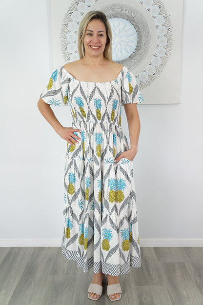 Melinda Dress "Pina Colada"