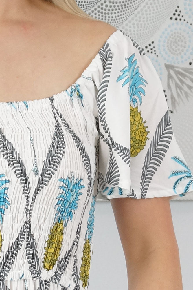 Melinda Dress "Pina Colada"