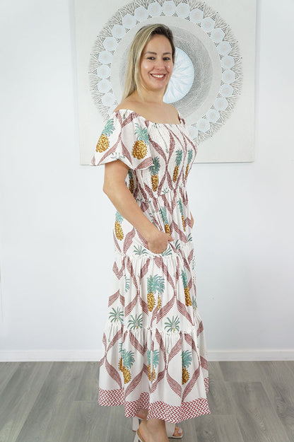Melinda Dress "Pina Colada"