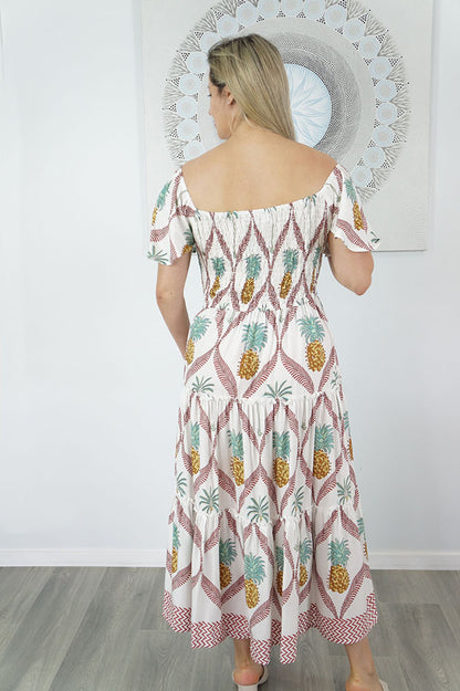 Melinda Dress "Pina Colada"