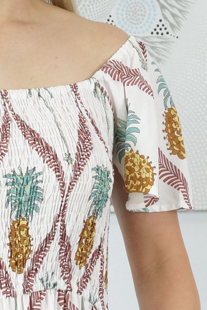 Melinda Dress "Pina Colada"