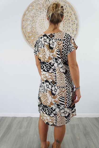 Michelle Dress "Multi Patch"