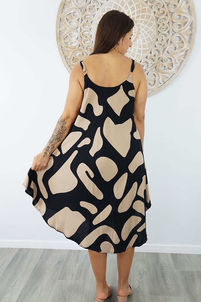 Montego Dress "Abstract Geo"