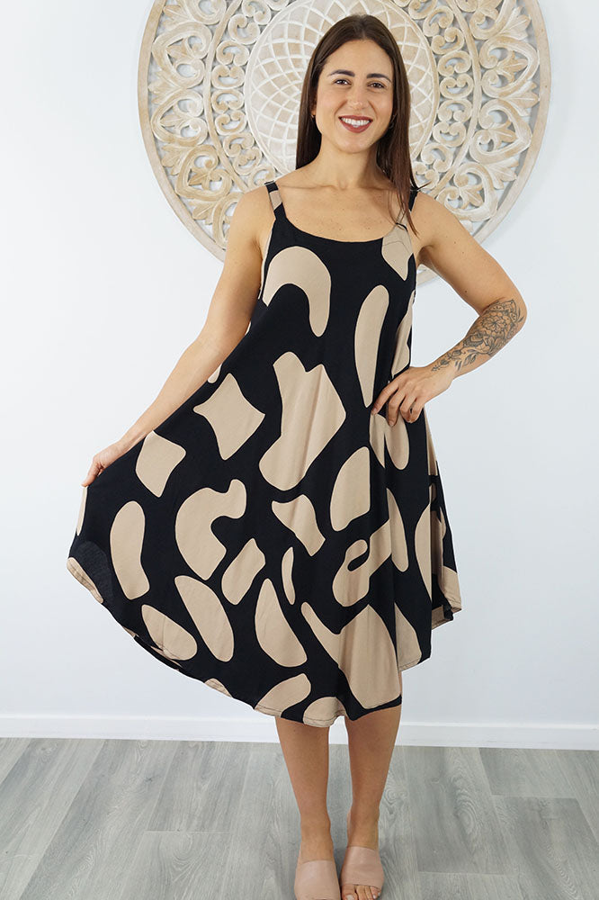 Montego Dress "Abstract Geo"