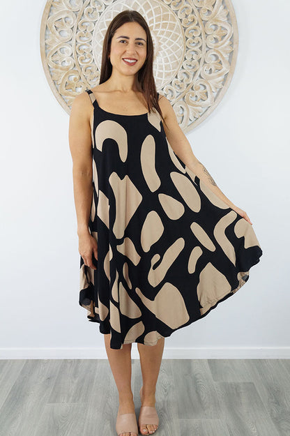 Montego Dress "Abstract Geo"