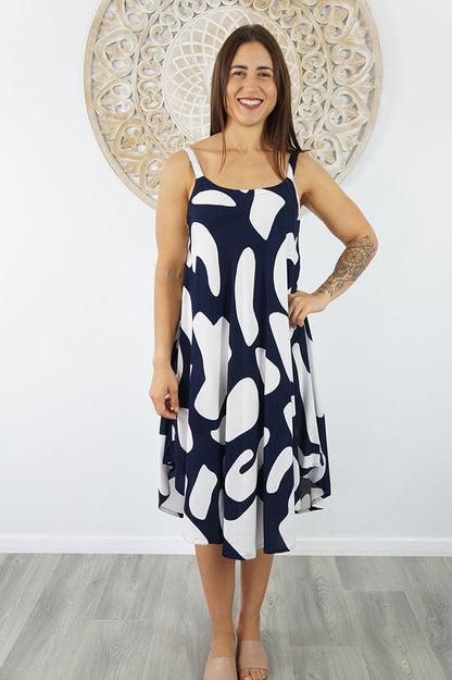 Montego Dress "Abstract Geo"